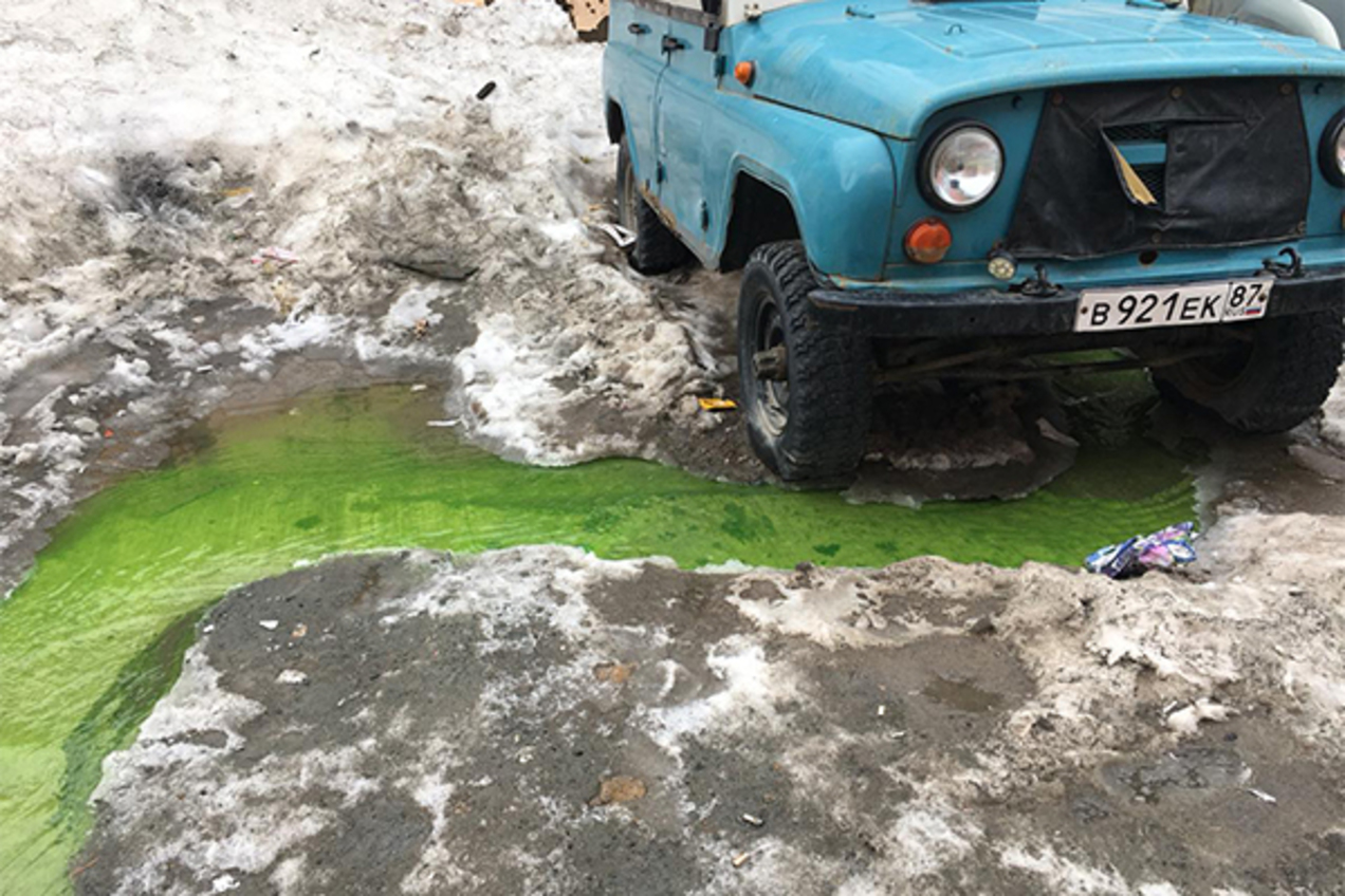 «Зеленые» воды Анадыря