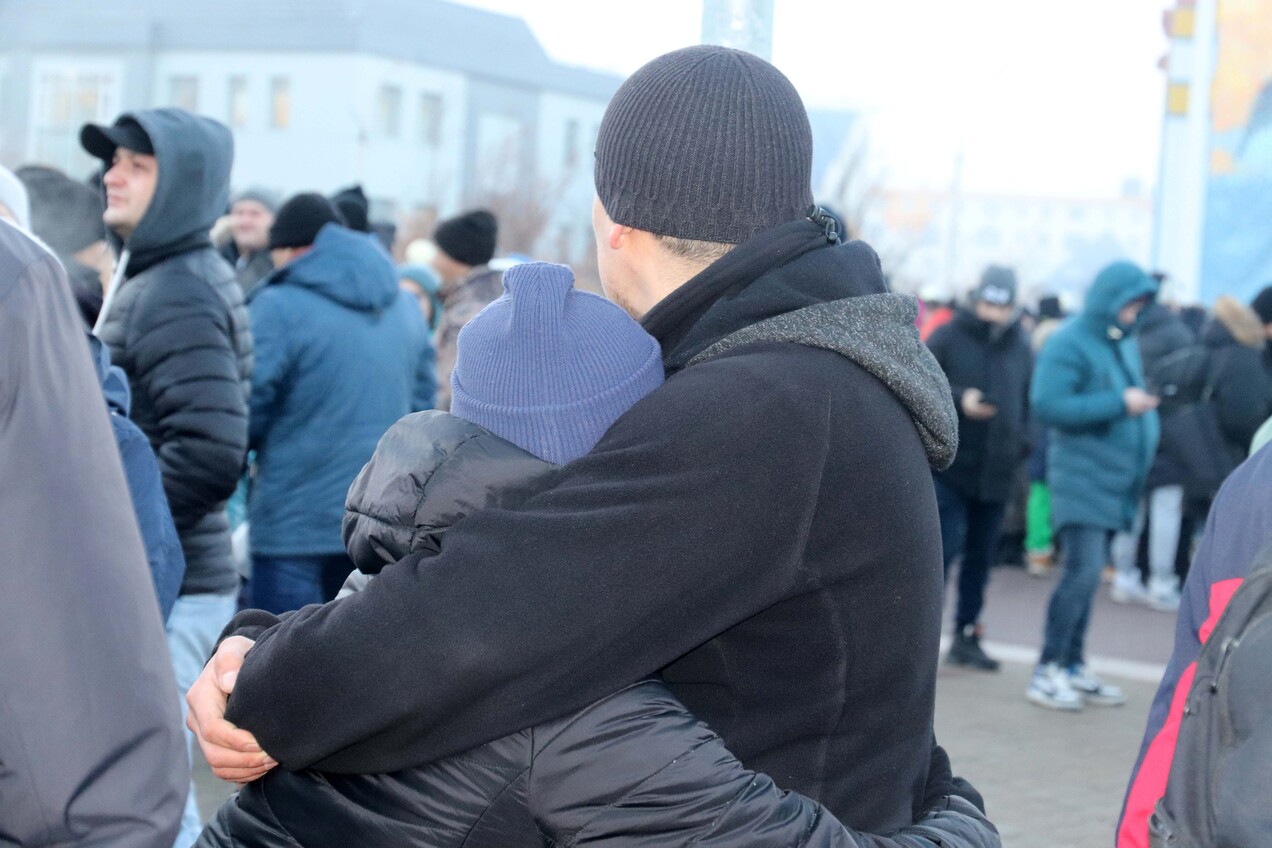 В Анадыре проводили добровольцев и мобилизованных