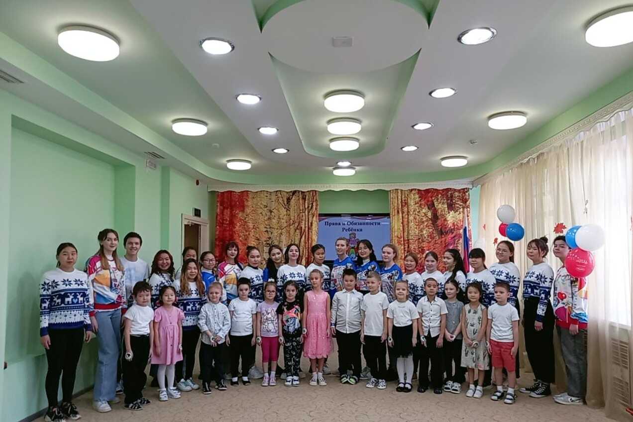Студенты Чукотского многопрофильного колледжа посетили детский сад «Ладушки»