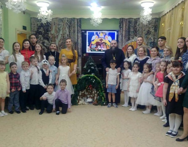 Рождественские встречи прошли в детском саду «Ладушки»