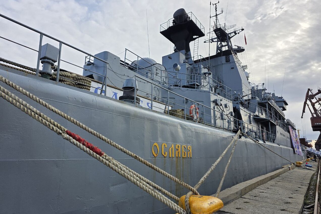 Корабль Тихоокеанского флота провёл патриотическую акцию «Сила в правде» на Чукотке