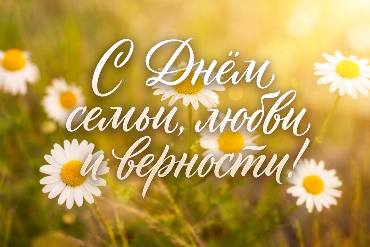 C Днём семьи, любви и верности!