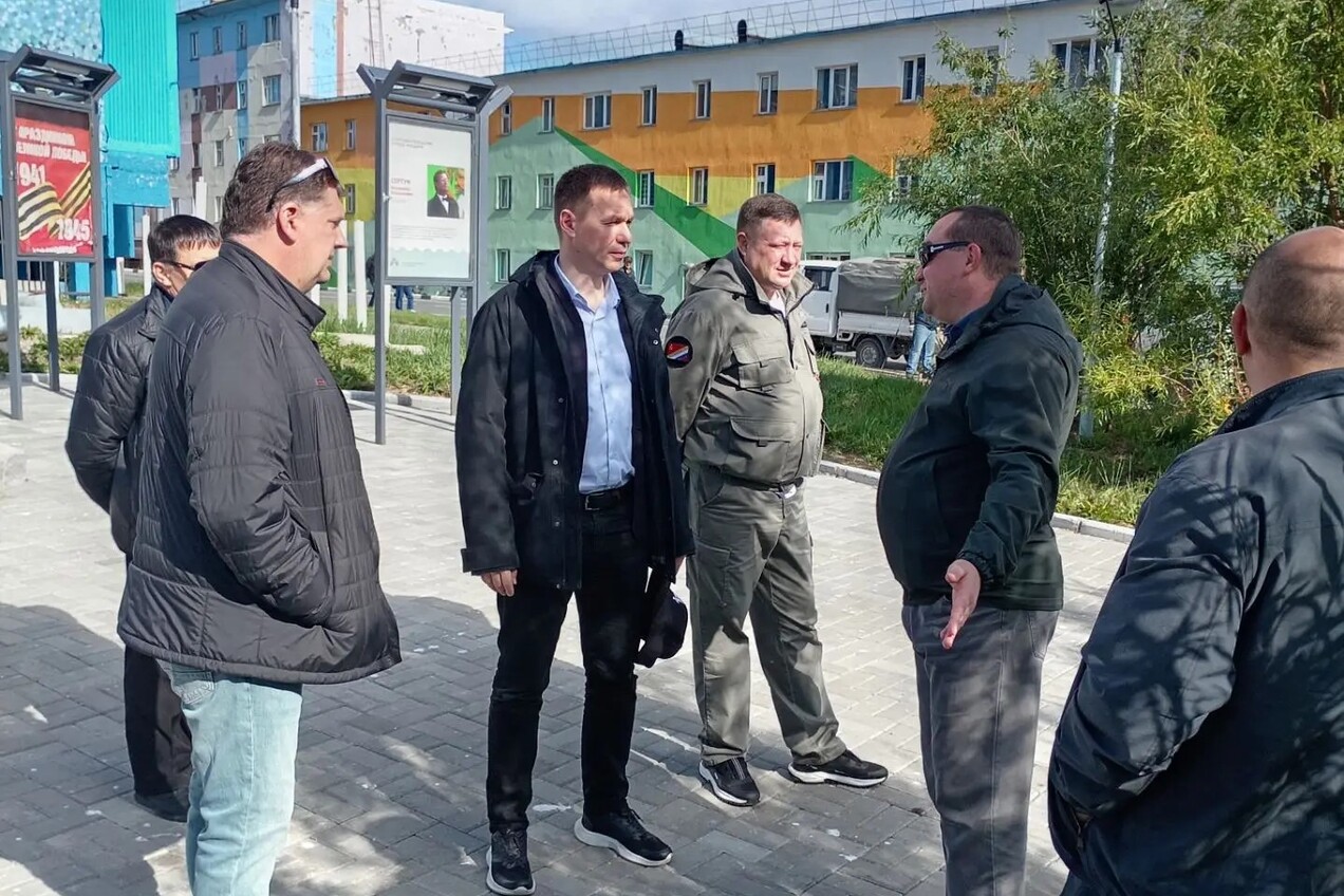 Рабочая группа под руководством главы городского округа Анадырь Сергея Спицына провела очередной выездной осмотр городских территорий