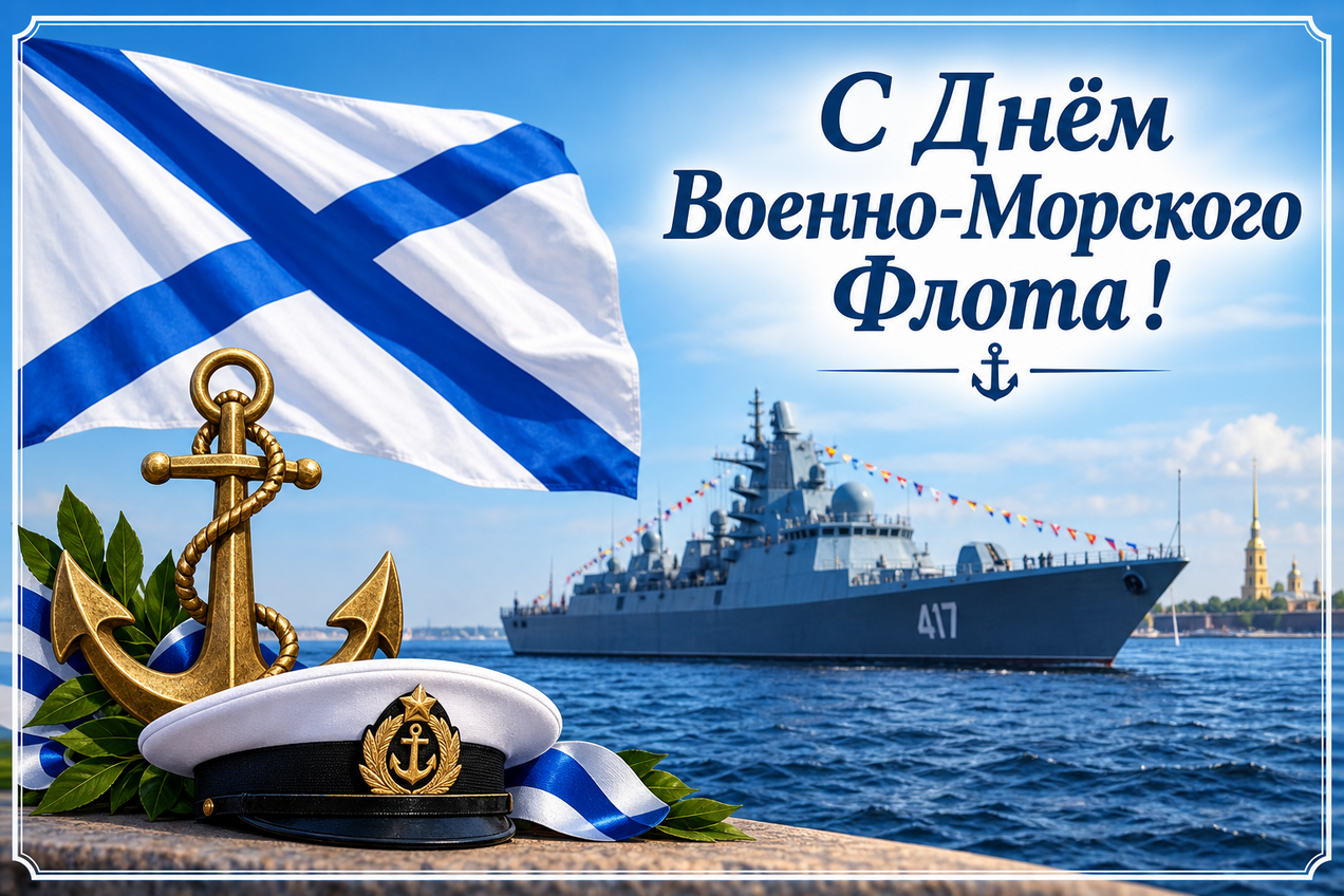 Уважаемые военные моряки и ветераны флота! 