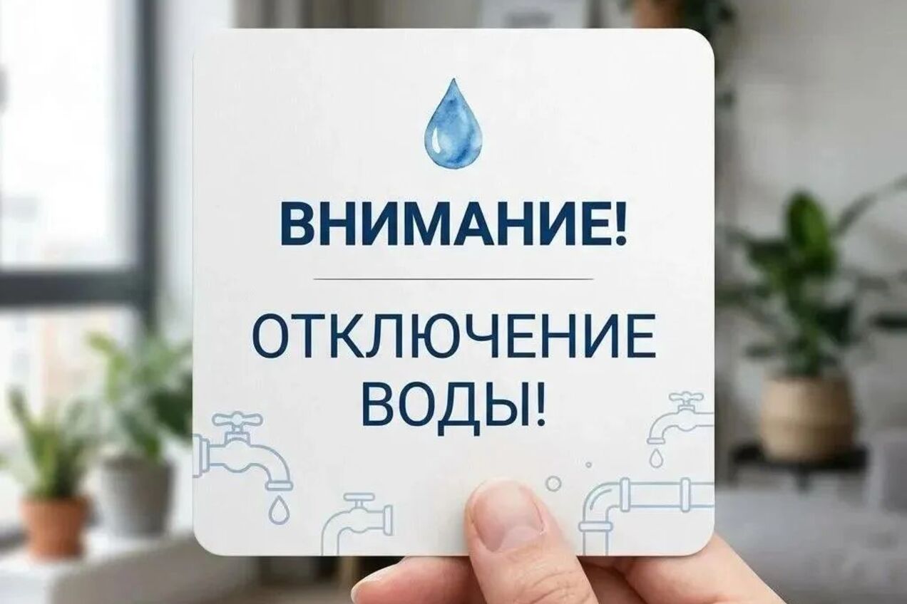 Внимание! Плановое отключение горячей воды
