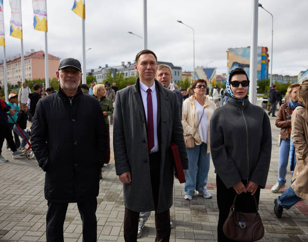 Двойной праздник состоялся на главной площади Анадыря