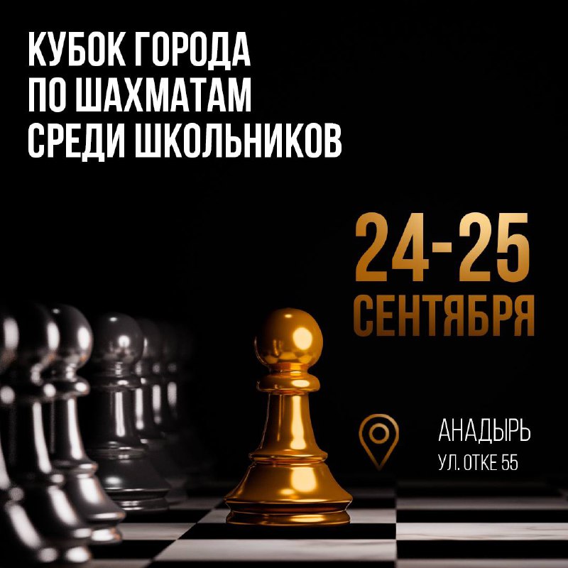 В Анадыре пройдут соревнования по шахматам сред...