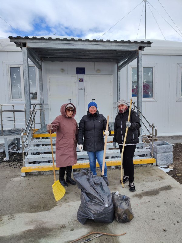 🌍✨ Субботники в Анадыре: вместе создаем чистоту...