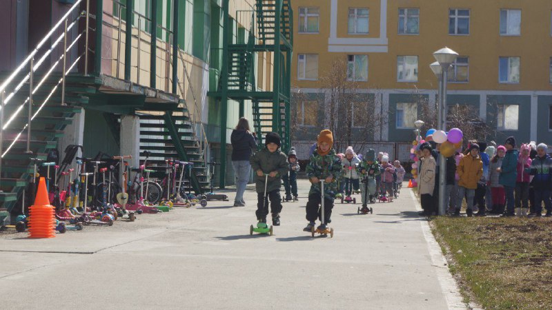 🚲4 июня детский сад "Золотой ключик" отметил Вс...