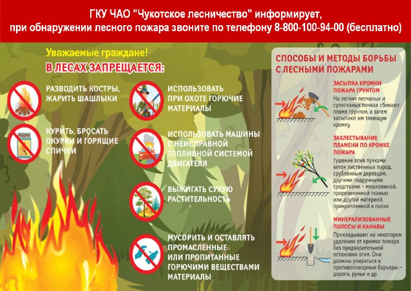 ☎️ В случае обнаружения лесного пожара - звонит...